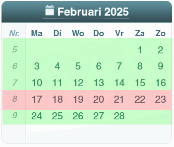kalender feb